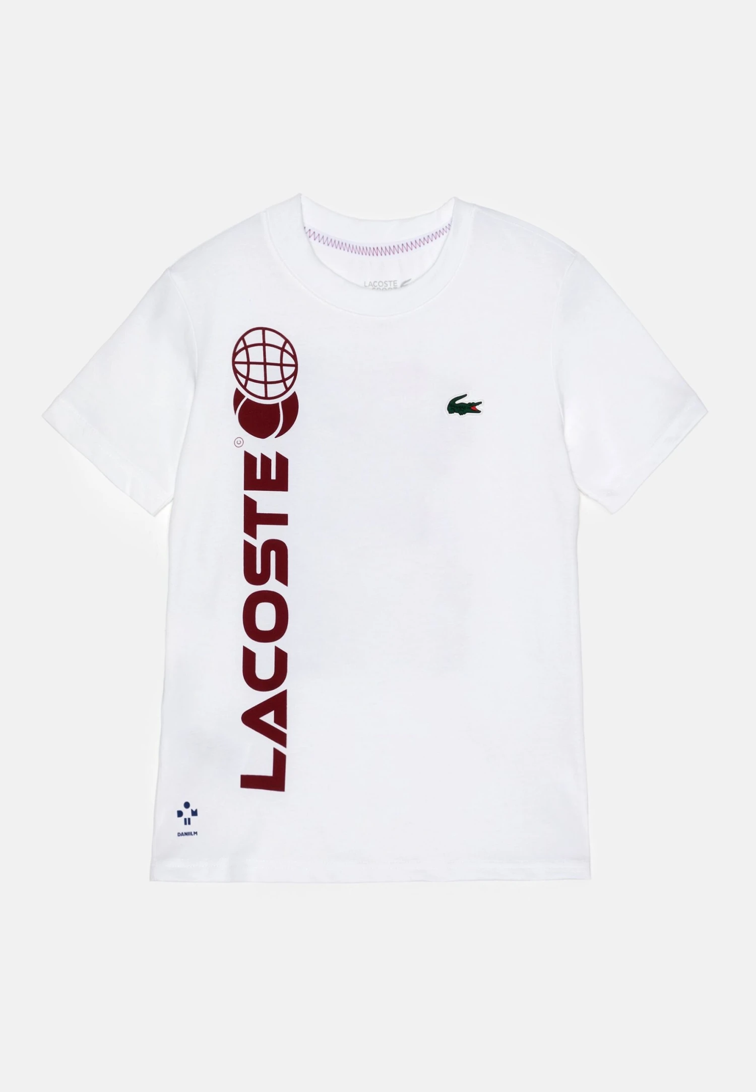Lacoste Sport Unisex - T-Shirt Print - White 1 Lacoste Sport Unisex - T-Shirt Print - White