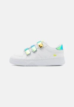 Lacoste Unisex - Sneakers Laag - White/Yellow