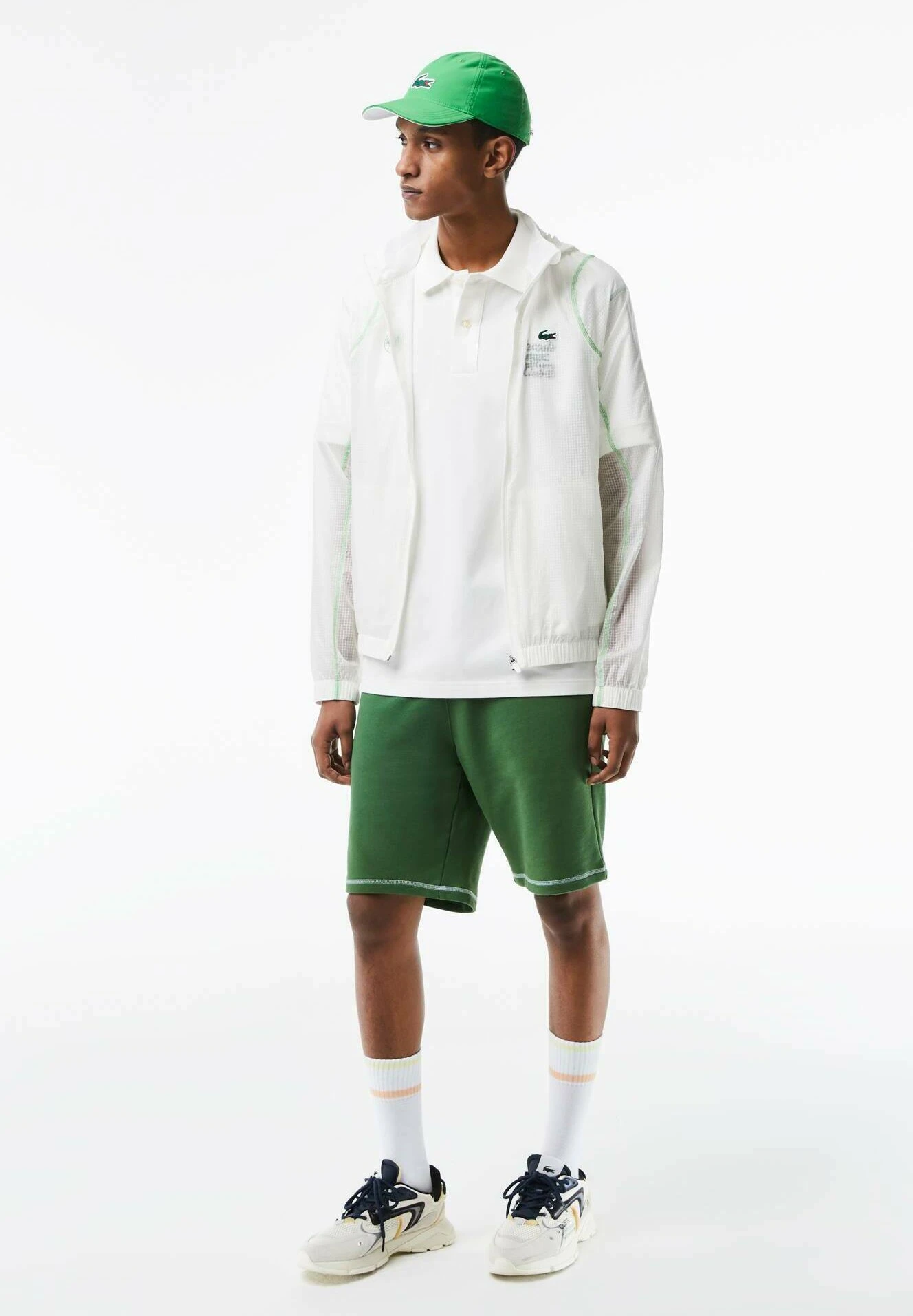 Lacoste Sport Tennis Rg - Pet - Vert/Blanc 1 Lacoste Sport Tennis Rg - Pet - Vert/Blanc